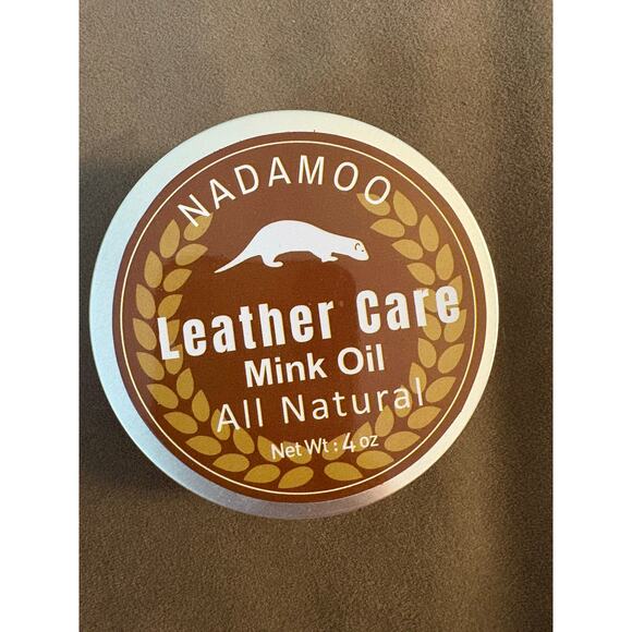 NADAMOO Dark Brown Leather Recoloring Balm with Mink Oil Leather Conditioner - Picture 7 of 7